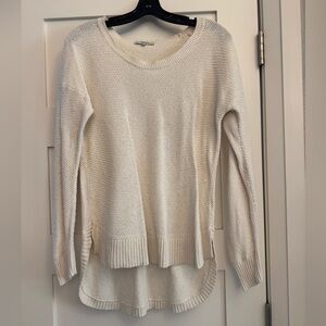 Madewell Medium Pickford Pullover Knit Cream Sweater